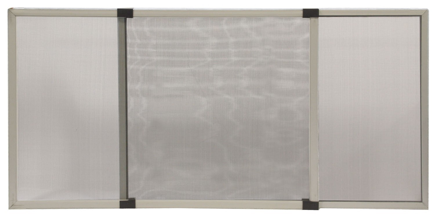 Zanzariera estensibile in alluminio Stop Inset H50x132cm Grigio Brixo