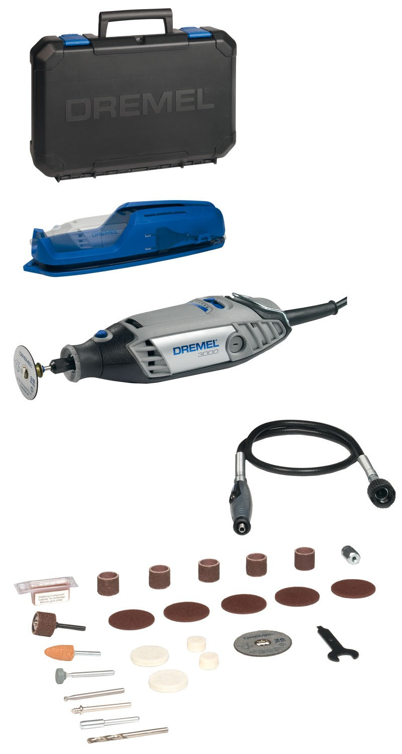 Utensile Multifunzione con 25 accessori Dremel 3000 - 1 / 25 EZ WRAP