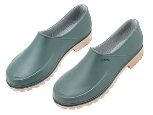 Scarpe stivaletti da giardino in pvc impermeabile suola antiscivolo verd