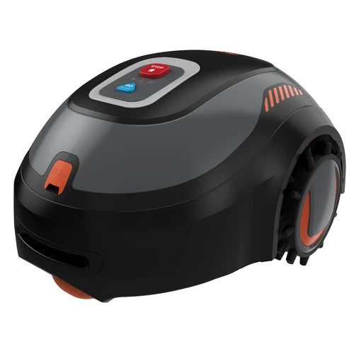 Robot Tagliaerba professionale con pulitura automatica e stazione di ricarica coperta Black+Decker BCRMW 123