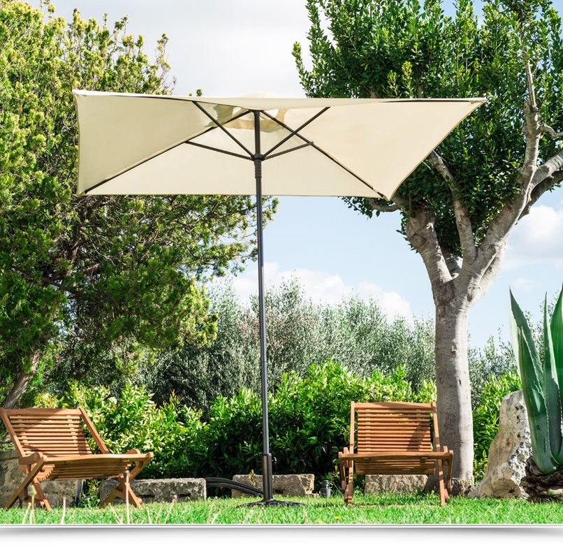 Ombrellone in alluminio 2x2 m color beige