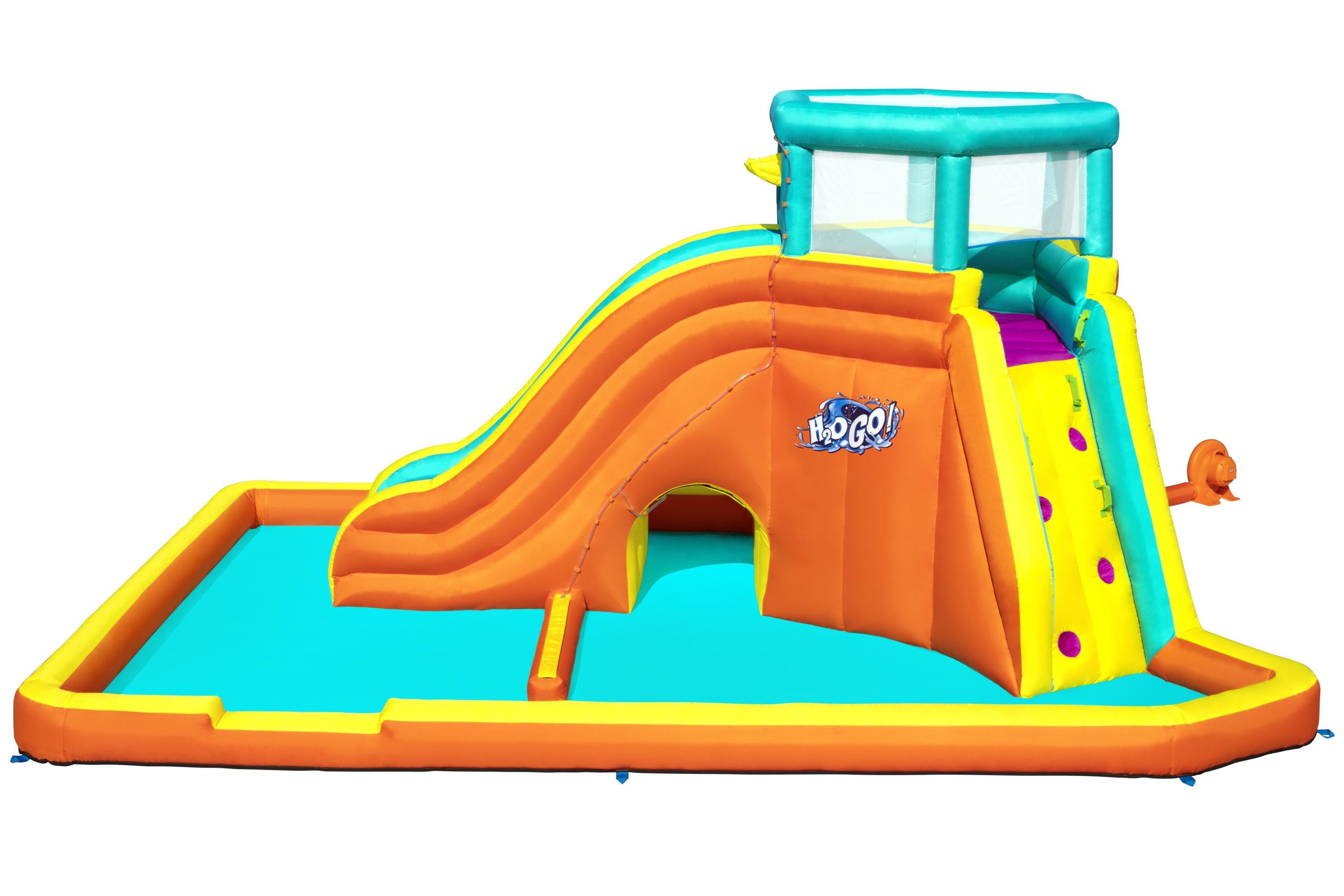 Mega Parco Acquatico Gonfiabile con scivolo Tidal Tower 565x373x265 cm BestWay 53385