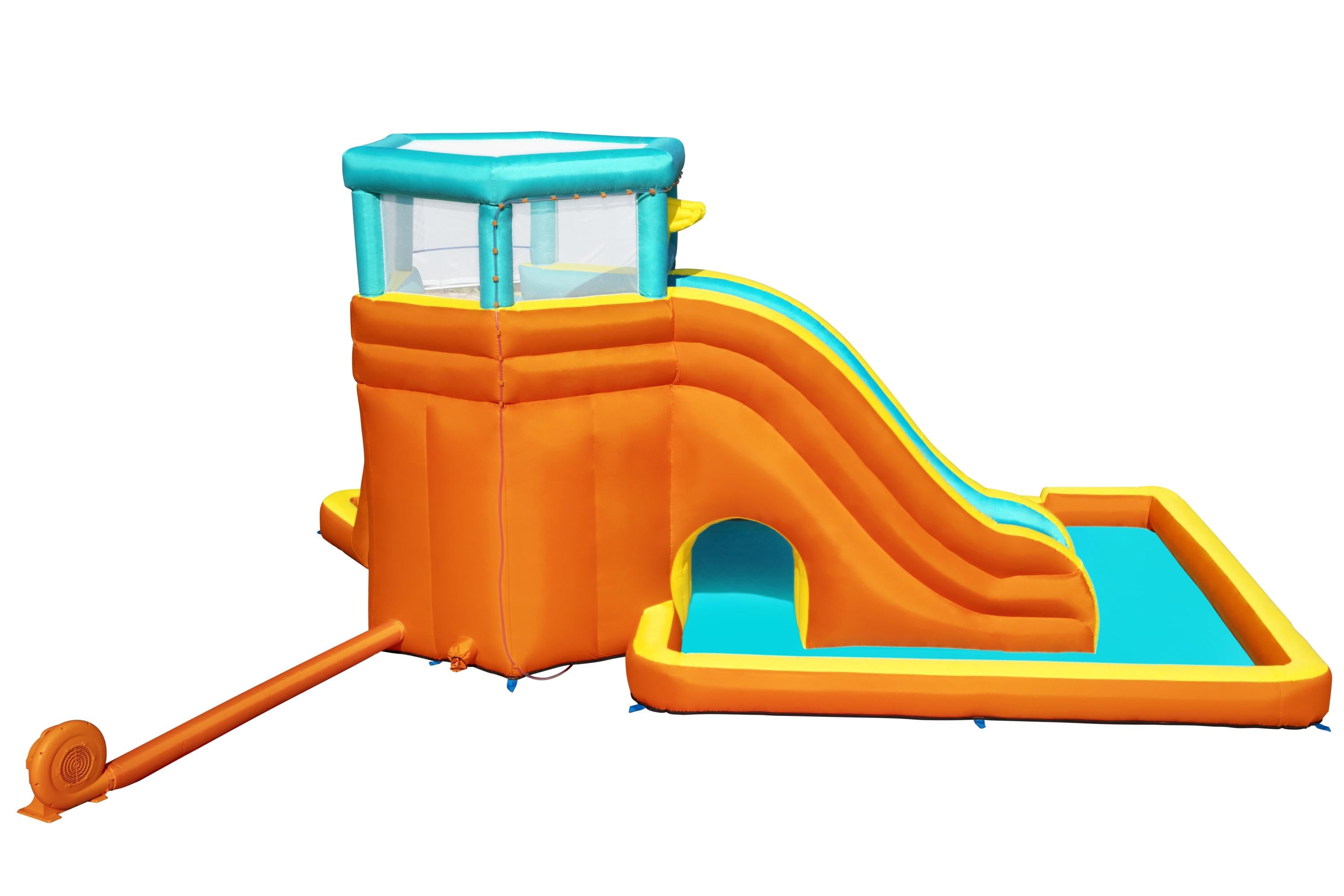 Mega Parco Acquatico Gonfiabile con scivolo Tidal Tower 565x373x265 cm BestWay 53385