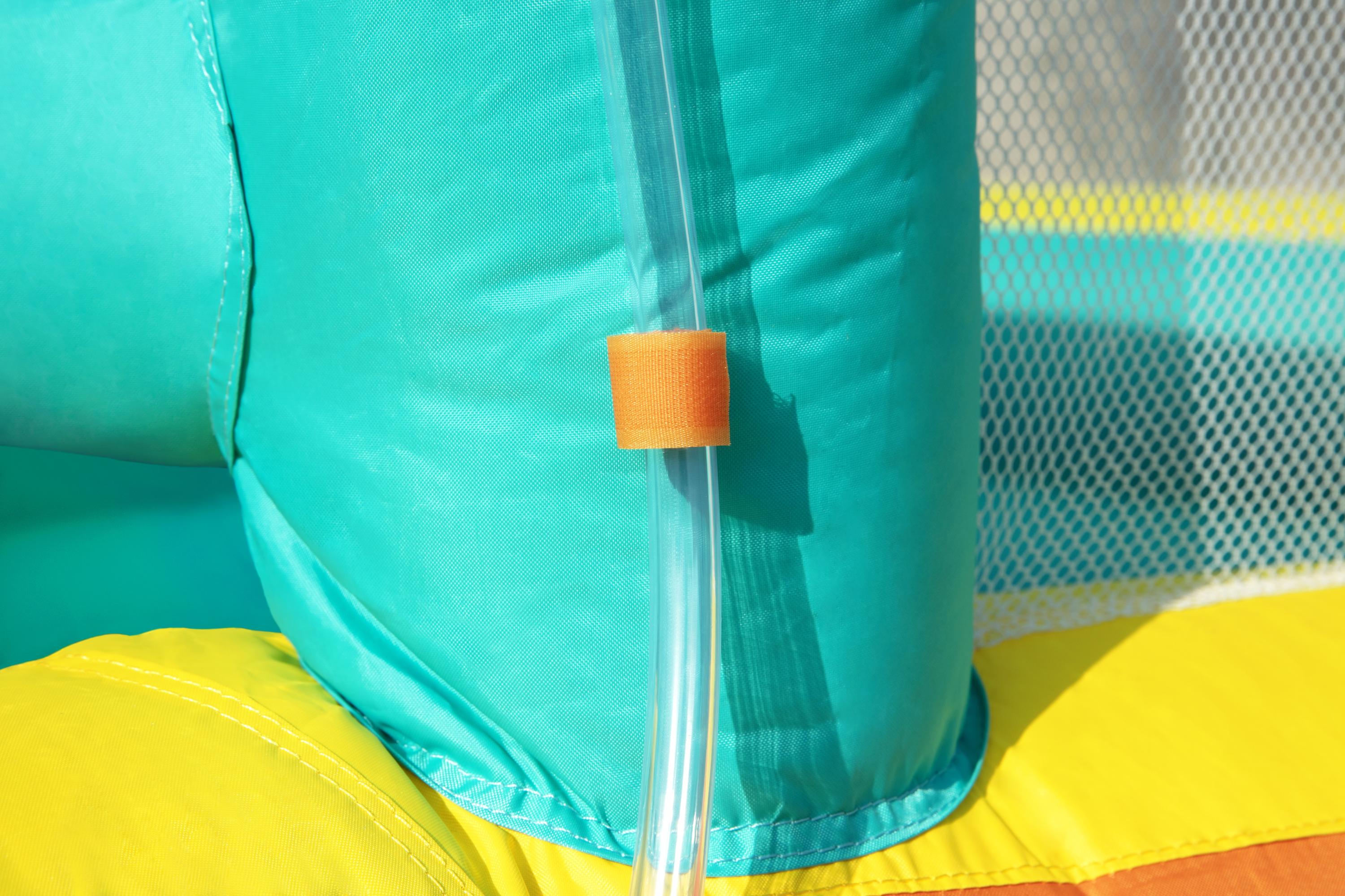 Mega Parco Acquatico Gonfiabile con scivolo Tidal Tower 565x373x265 cm B