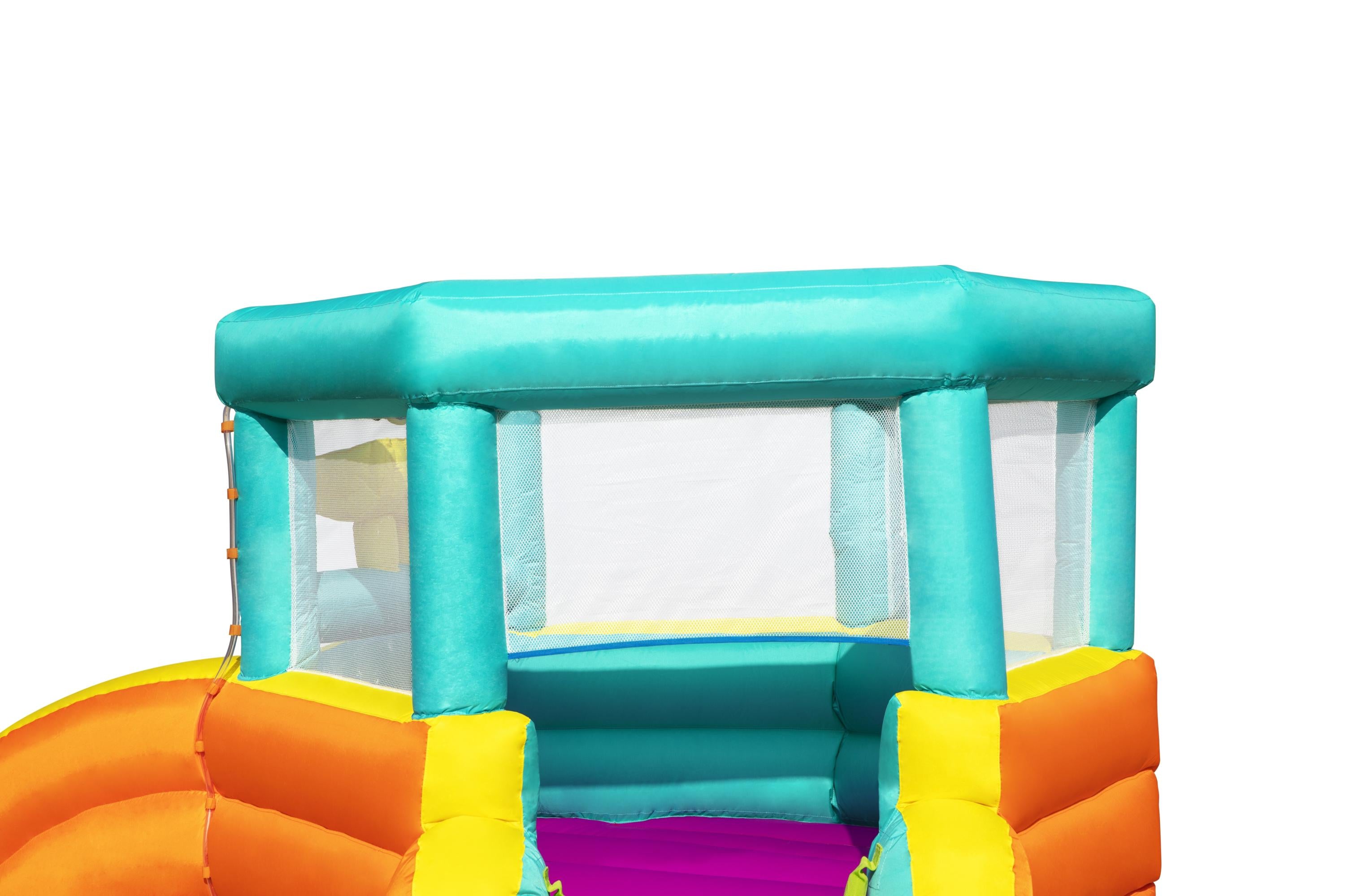 Mega Parco Acquatico Gonfiabile con scivolo Tidal Tower 565x373x265 cm B
