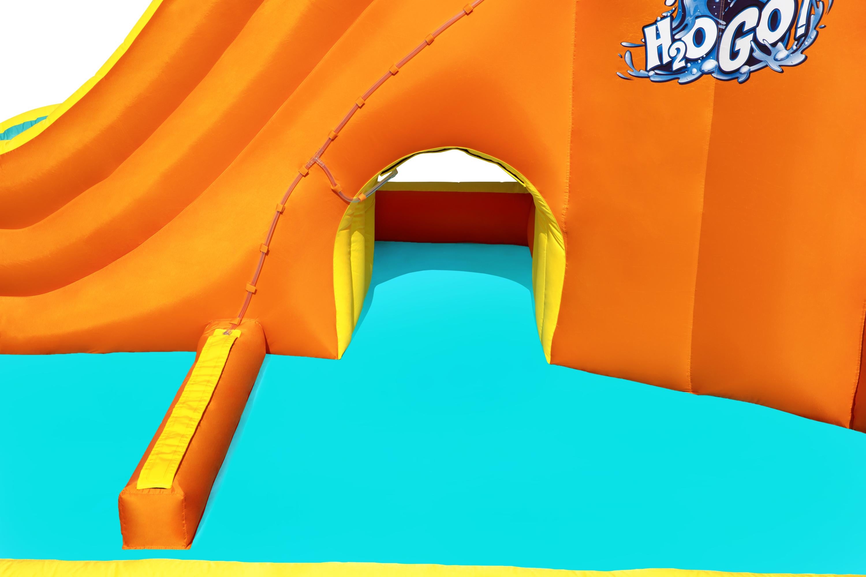 Mega Parco Acquatico Gonfiabile con scivolo Tidal Tower 565x373x265 cm B