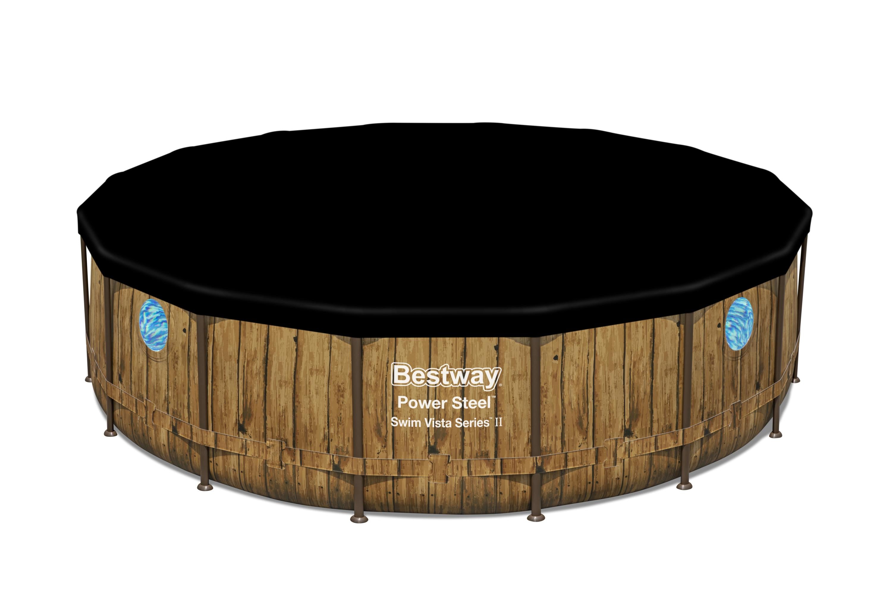 Telo copertura per piscina tonda diametro 488 cm con Struttura Bestway 58249
