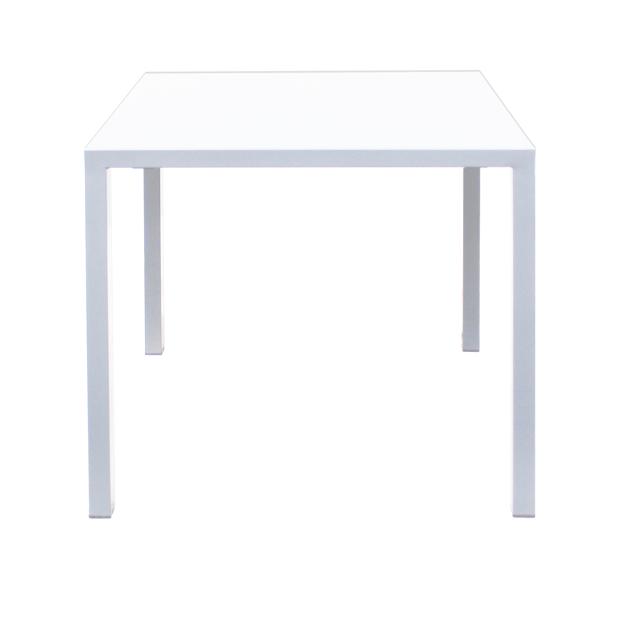 Tavolo quadrato autolivellante da esterno in metallo zincato per bar ristoranti Final