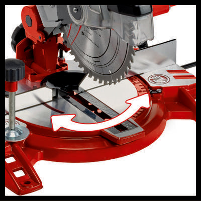 Troncatrice 1600W lama Ø210 mm inclinabile per tagli obliqui TC-MS2112 EINHELL